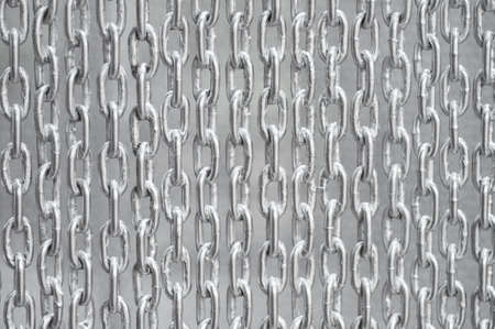 Closeup metal chain background