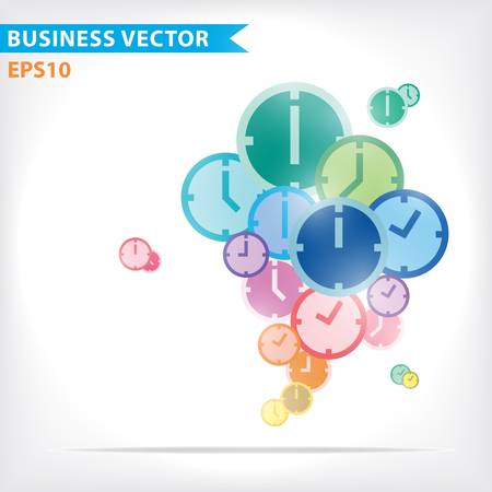 Colorful vector design for workflow layout, diagram, number options, web design, infographics のイラスト素材