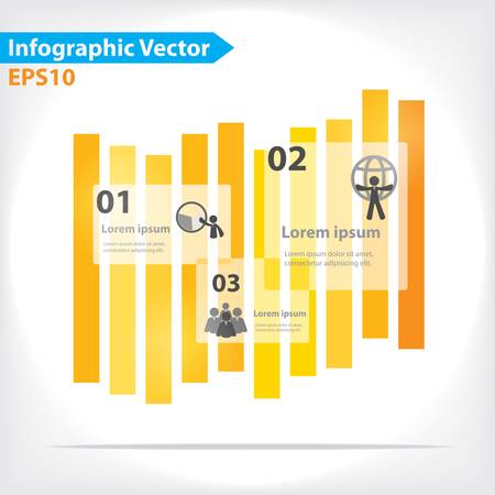 Colorful vector design for workflow layout, diagram, number options, web design, infographics のイラスト素材