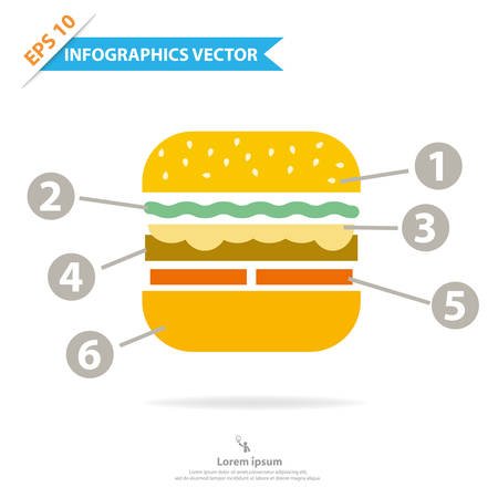 Colorful vector design for workflow layout, diagram, number options, web design, presentation template, infographics のイラスト素材