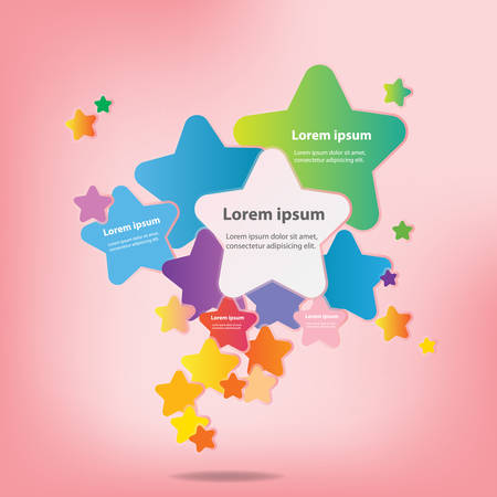 Star background vector illustration.のイラスト素材