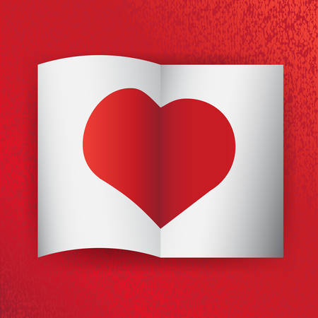 Love card, Valentine heart vector design.のイラスト素材