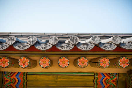Ancient korean style roof decorative ornament