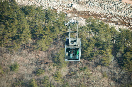 Cable car at Seoraksan National Park, South Korea