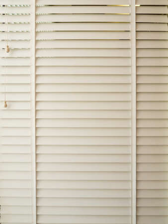 White windows jalousie closedの写真素材