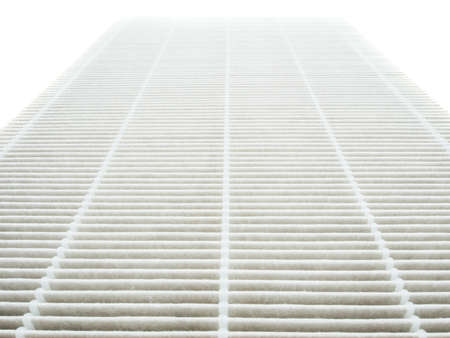 Air purifier filter replacement.の写真素材