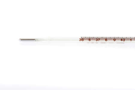 Medical thermometer isolated on white background