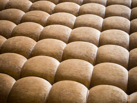 Glamour leather vintage sofa detail.の写真素材