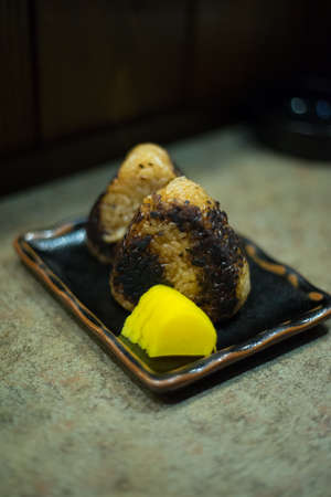 Yaki Onigiri - Japanese Grilled Rice Ballの写真素材