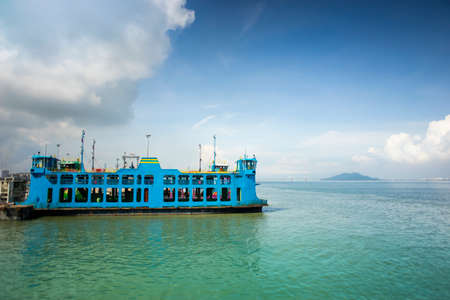 Ferry from Butterworth to Penang, Malaysiaのeditorial素材