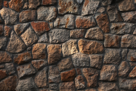 texture of stone. bricks of a random size.の写真素材