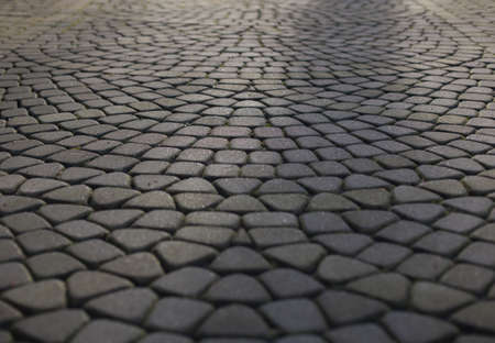 texture of pavers and stone. beautiful pattern from paving