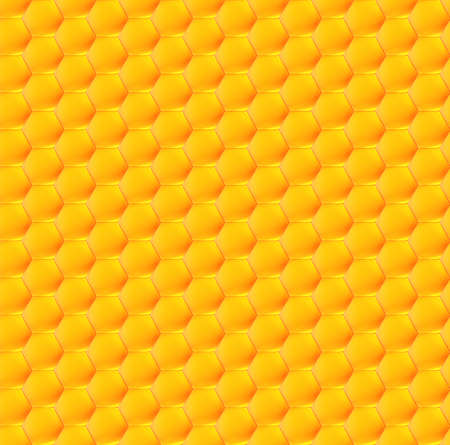 Seamless background of hexagonal honeycombs. Vector patternのイラスト素材