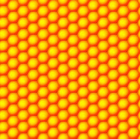 Seamless background of hexagonal honeycombs. Vector patternのイラスト素材