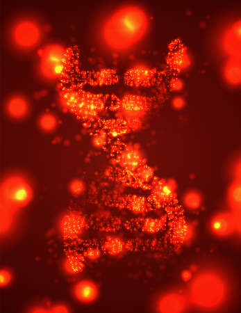 vector abstract element. scientific research and treatment of diseases. DNA