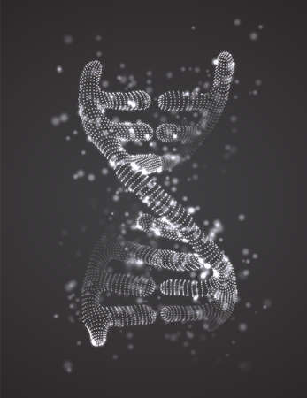vector abstract element. scientific research and treatment of diseases. DNAのイラスト素材