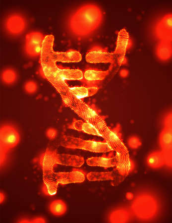 vector abstract element. scientific research and treatment of diseases. DNAのイラスト素材