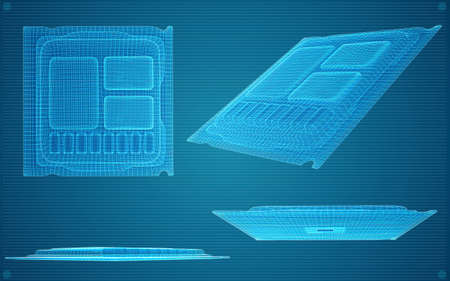 3d vector chip set for computer
