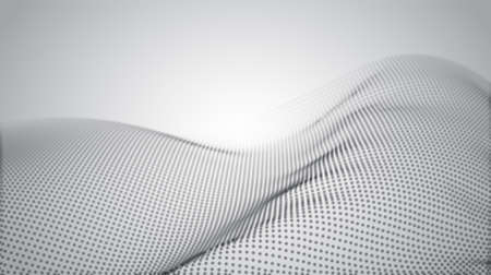 abstract vector 3d background with bends and waveのイラスト素材