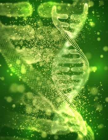 vector abstract element. scientific research and treatment of diseases. DNAのイラスト素材