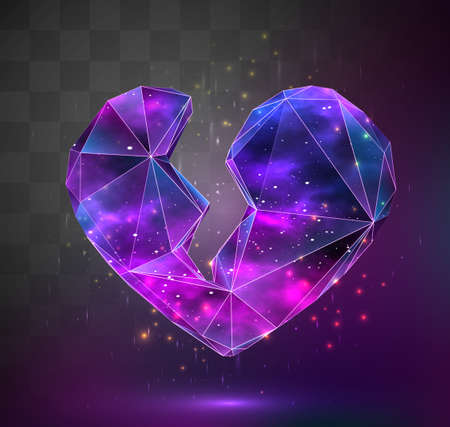 vector 3d object on square mosaic background. space as an ideaのイラスト素材