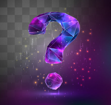 vector 3d object on square mosaic background. space as an ideaのイラスト素材
