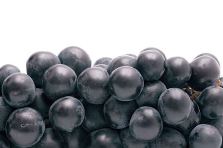 abstract background from dark blue grapes close upの写真素材