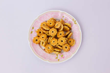 Thai dessert on white backgroundの写真素材