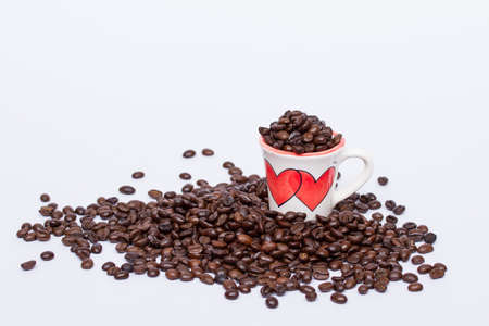 coffee on white background