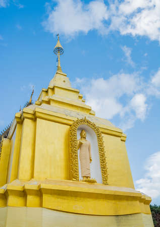Buddha sculpture at temple   in Chiang Mai Thailand. の写真素材