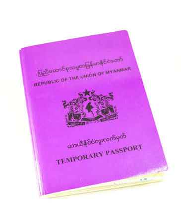 republic of the Union of myanmar temporary passport  