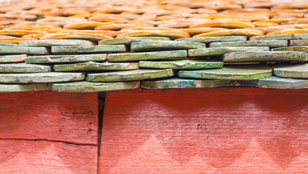 art of roof in temple background imageの写真素材