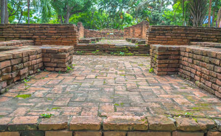 old brick wall background texture imageの写真素材