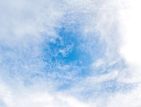 blue sky and white clouds in day time image.の写真素材