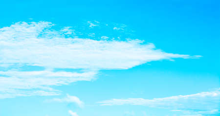 image of clear sky and white clouds on day time.の写真素材