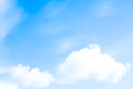 image of clear sky and white clouds on day time.の写真素材