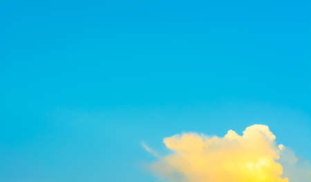 image of clear sky and white clouds on day time.の写真素材