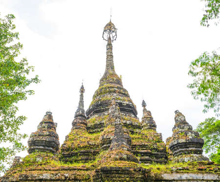 image of old stupa on day time .の写真素材