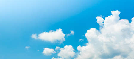 white cloud and blue sky background image.