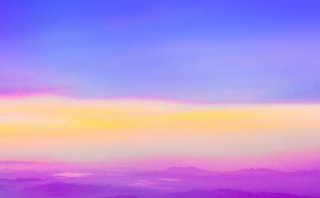 Colorful sky after the sunset. Natural Sky Background .の写真素材