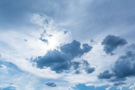 image of Dark clouds for background usage.