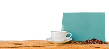 coffee and chalkboardの写真素材