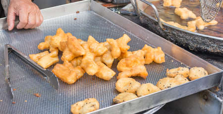 image of Deep-fried doughstick breakfast in Thailand