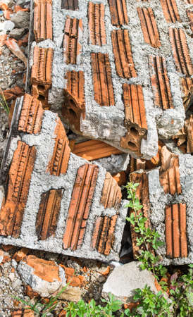 old brick wall background texture image.
