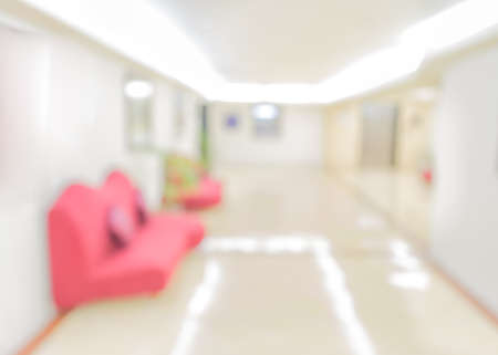 blur image of living room for background usage .