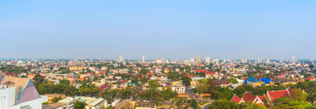 panorama shot of Chiang Mai (the old city),Thailand  for back ground usage.の写真素材