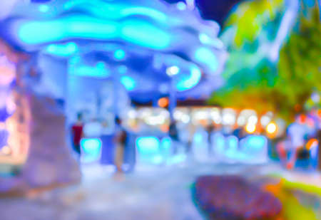 blur image of night club for background usage .の写真素材