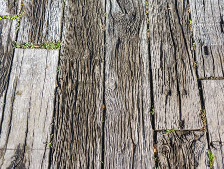 image of old wooden floor texture  for background usage.の写真素材