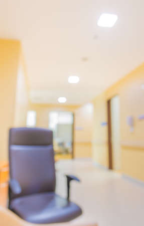 blur image of hospital office roomの写真素材