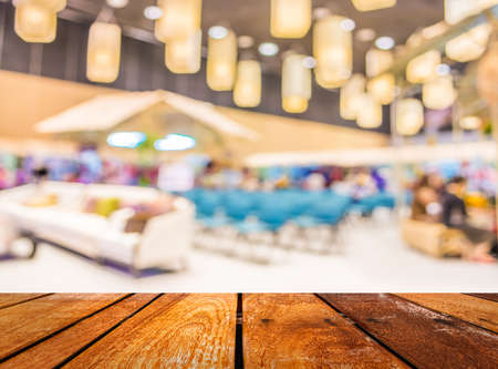Blurred image of people in auditorium , blur background with bokeh .の写真素材